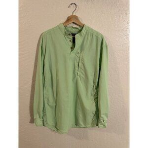 Y Rail Riders Mesh Green Mens Adventure Top